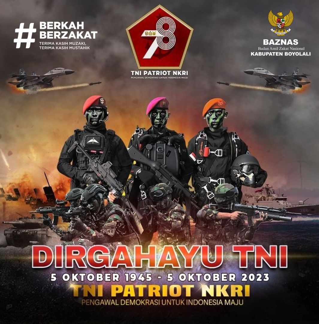 Dirgahayu Tni Yang Ke 78 Baznas Kabupaten Boyolali 8645